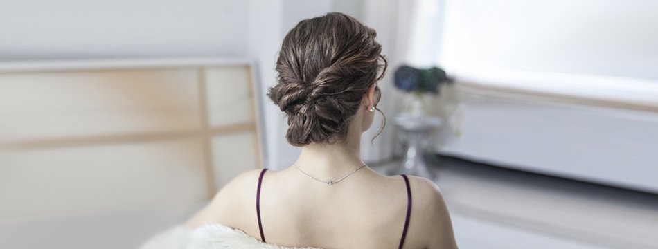 twisted updo for short hair